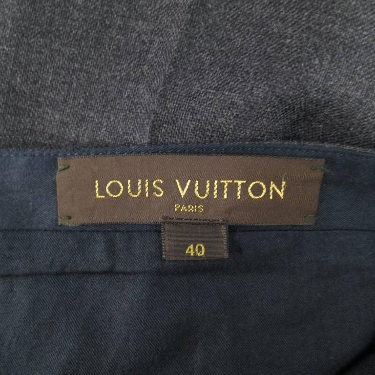 Silk trousers Louis Vuitton Ecru size 34 FR in Silk - 34532939