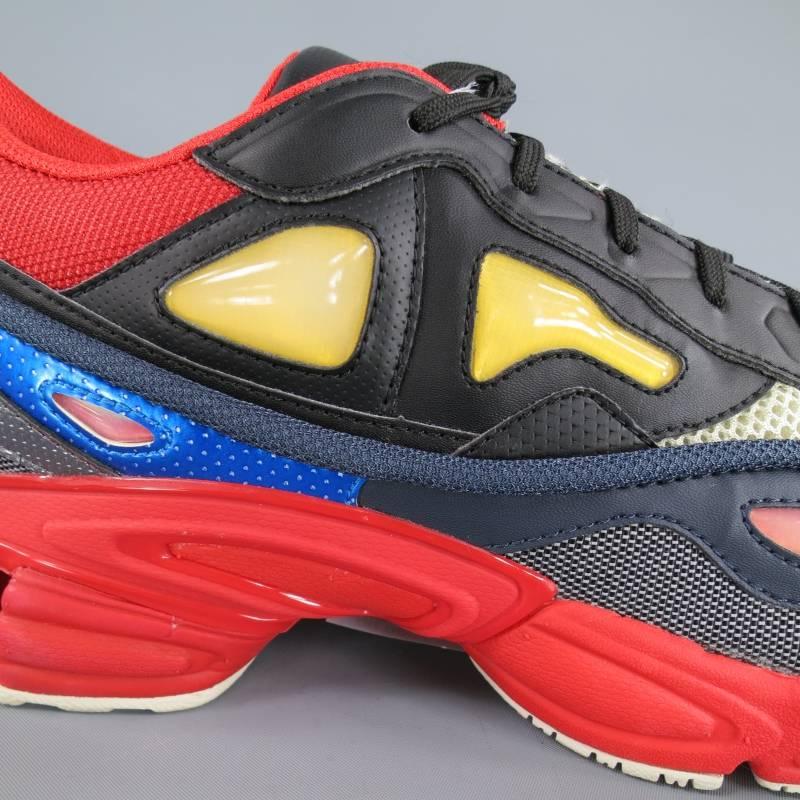 RAF SIMONS X ADIDAS Taille 12 Nylon multicolore OZWEEGO 2 Baskets 1