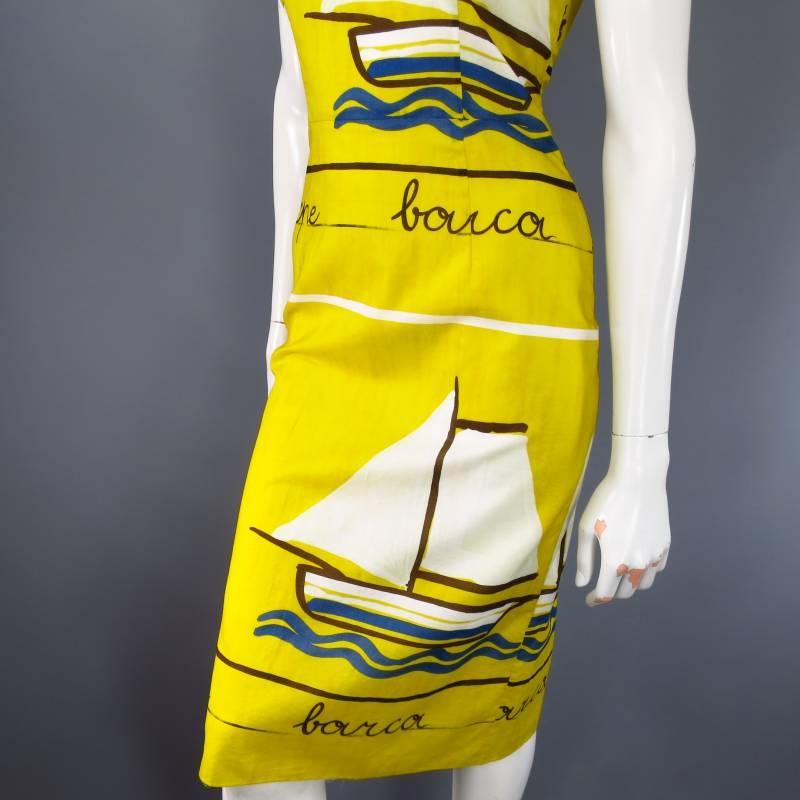 prada yellow dress