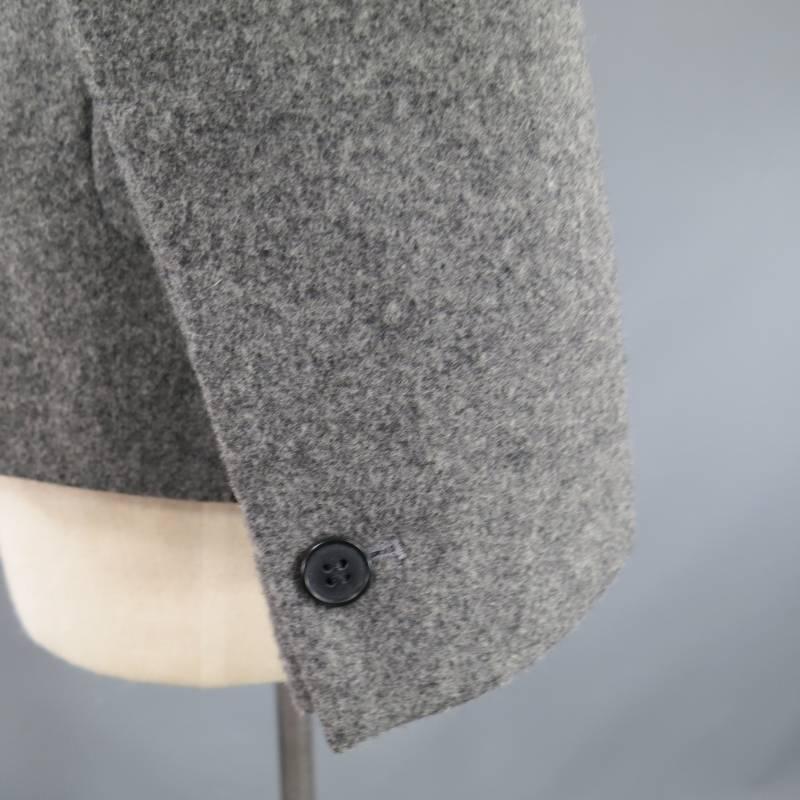 FIFTH AVENUE SHOE REPAIR Size 36 S Men's Gray Wool Sports Coat 2
