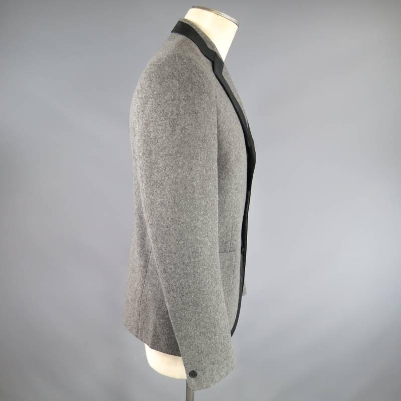 FIFTH AVENUE SHOE REPAIR Size 36 S Men's Gray Wool Sports Coat 1