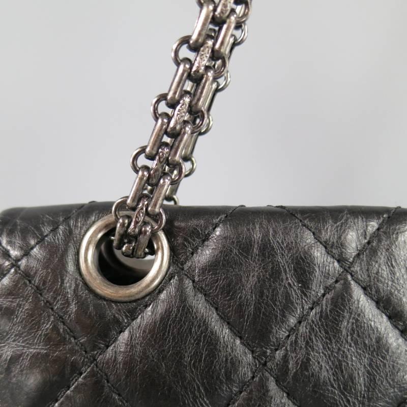 chanel gunmetal bag