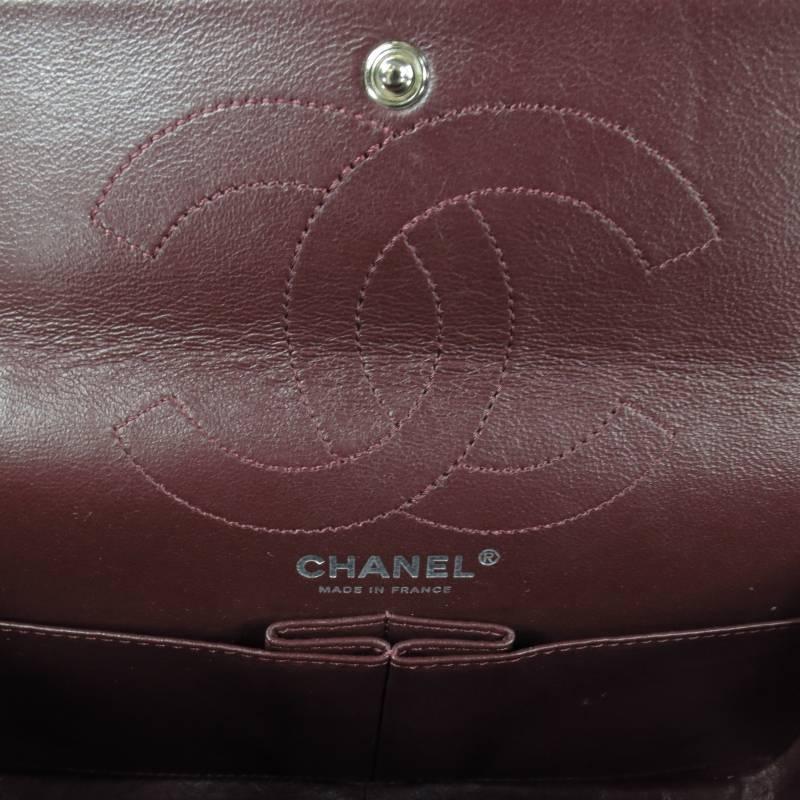Women's CHANEL 2.55 Reissue Black Quilted Leather Gunmetal Chain 226 Handbag