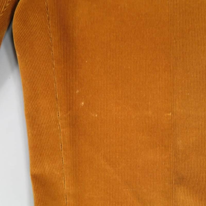 BRIONI Size 31 Brown Corduroy Cuffed Hem Dress Pants In Excellent Condition In San Francisco, CA