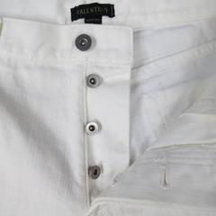 VALENTINO Size 33 White Denim Skinny Jeans