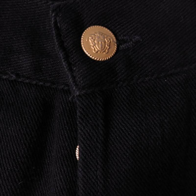 Men's VERSACE JEANS Size 32 Black High Rise Denim Jeans