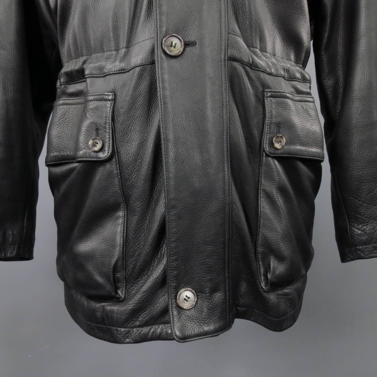 loro piana leather jacket