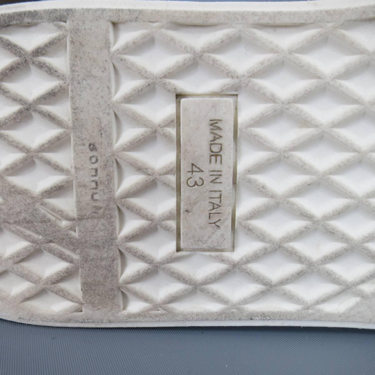 GIUSEPPE ZANOTTI Size 10 Powder Blue Snake Leather Sneakers In Excellent Condition In San Francisco, CA