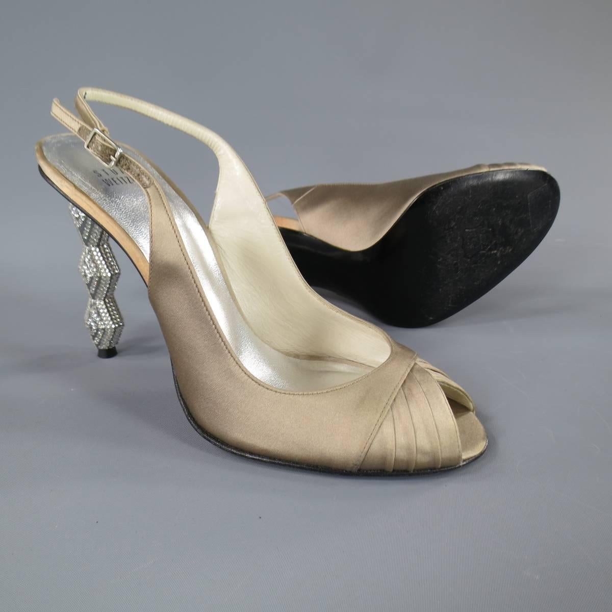 champagne sling back shoes