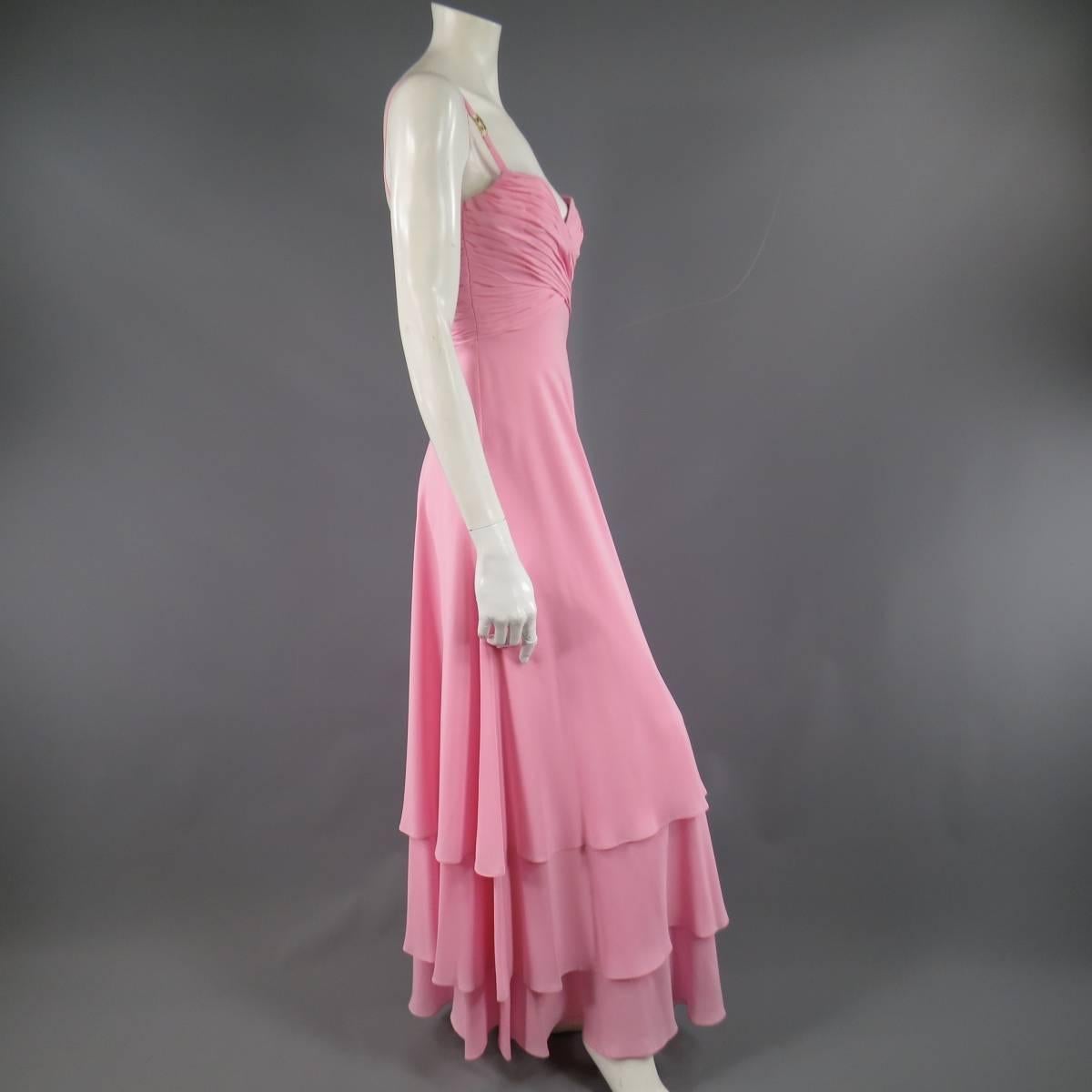 Women's ESCADA COUTURE  Pink Silk Evening Gown