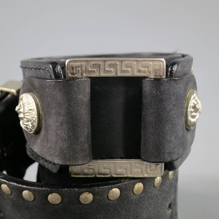 80s Vintage Buckle Belt Gianni Versace/silver Buckle -  Israel