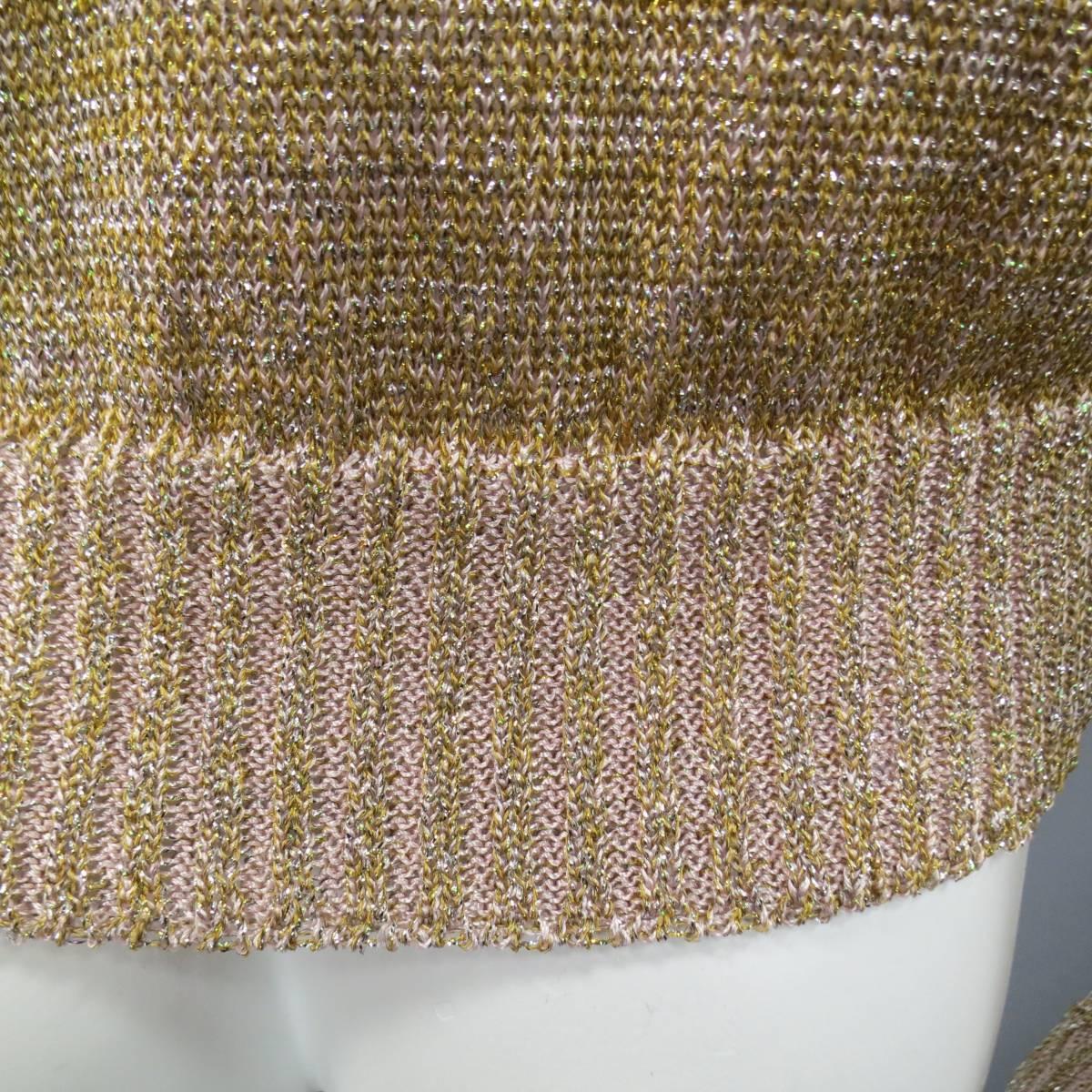 gold lurex sweater