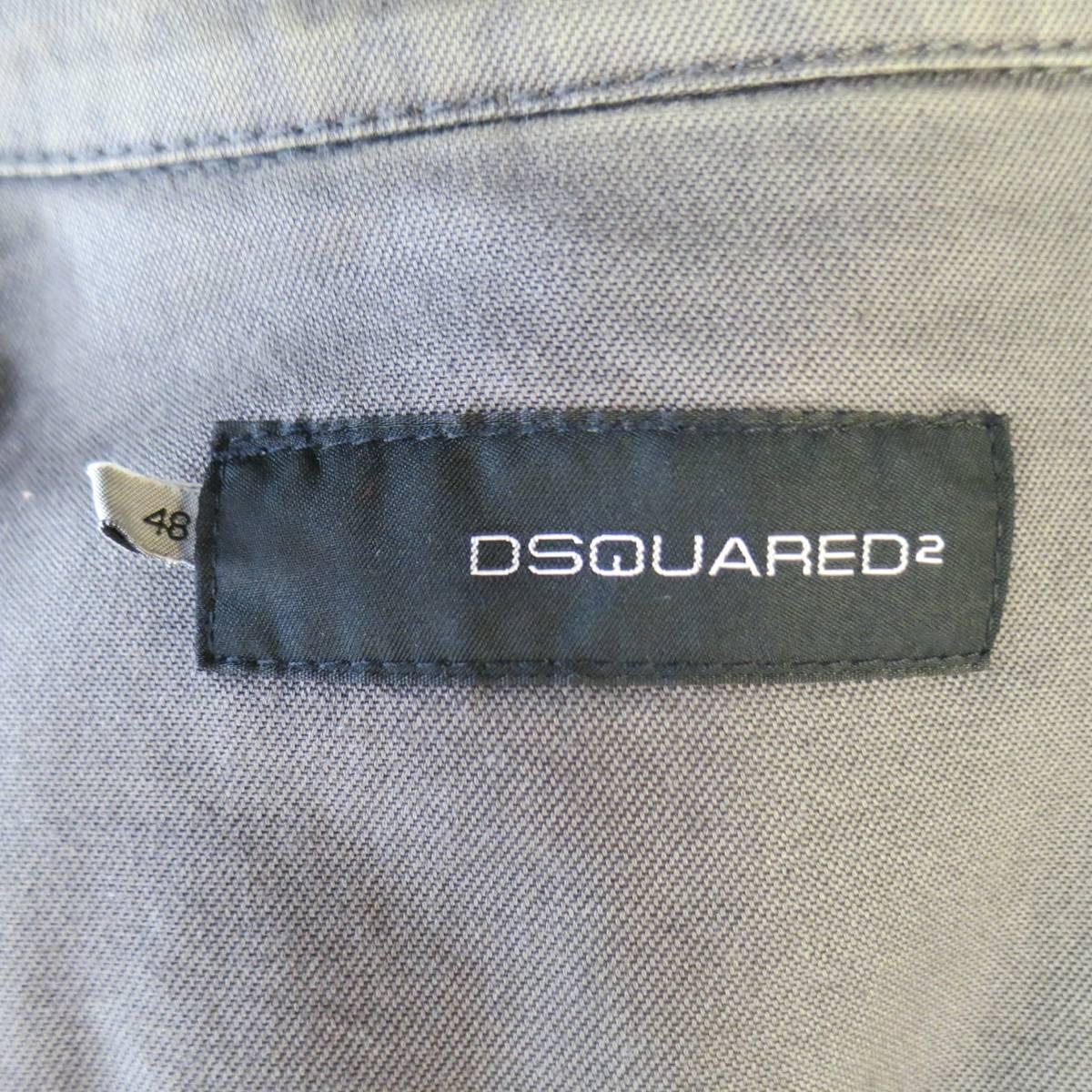 DSquared2 Men's 38 Distressed Taupe Corduroy Cropped Zip Bomber Jacket 3