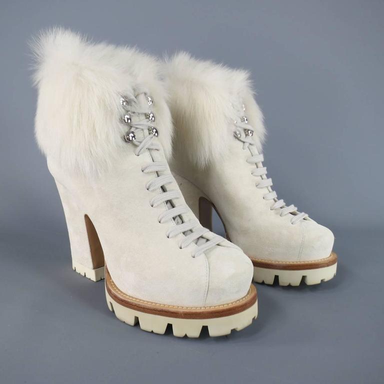 prada white platform shoes