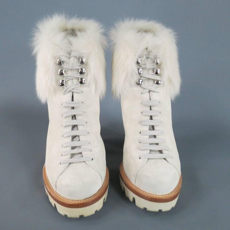 prada white snow boots