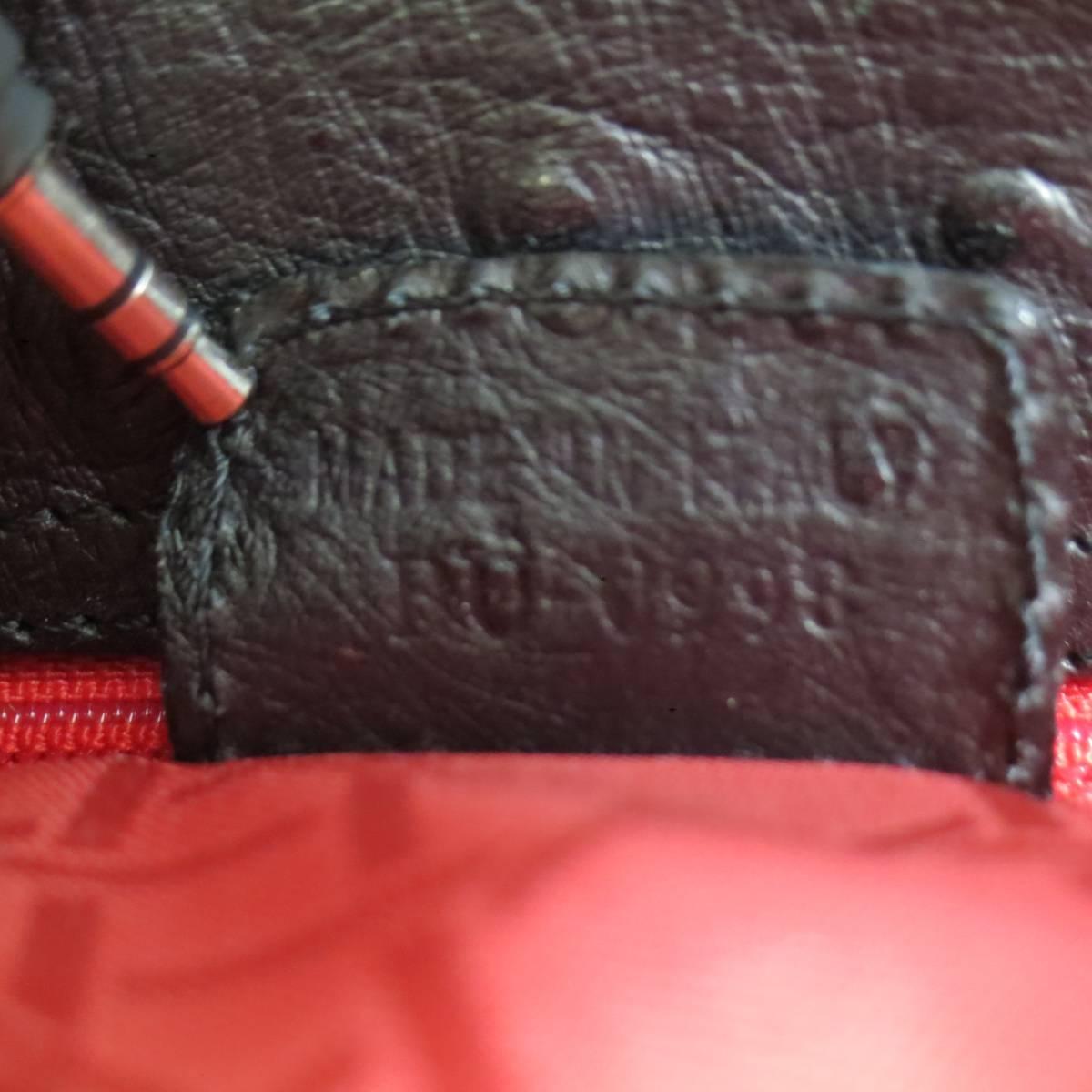 CHRISTIAN DIOR Black Ostrich leather Mini Lady Dior Shoulder Strap Bag 3