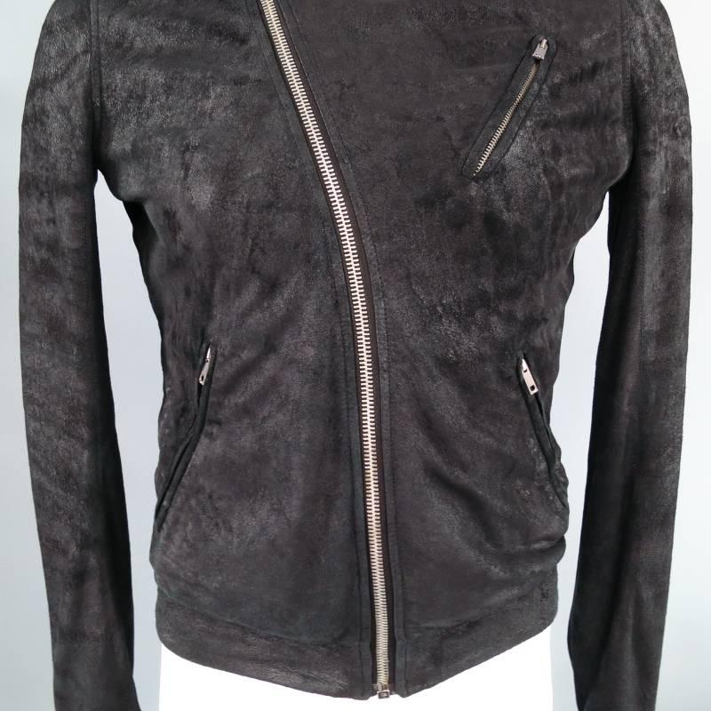 rick owens leather jacket