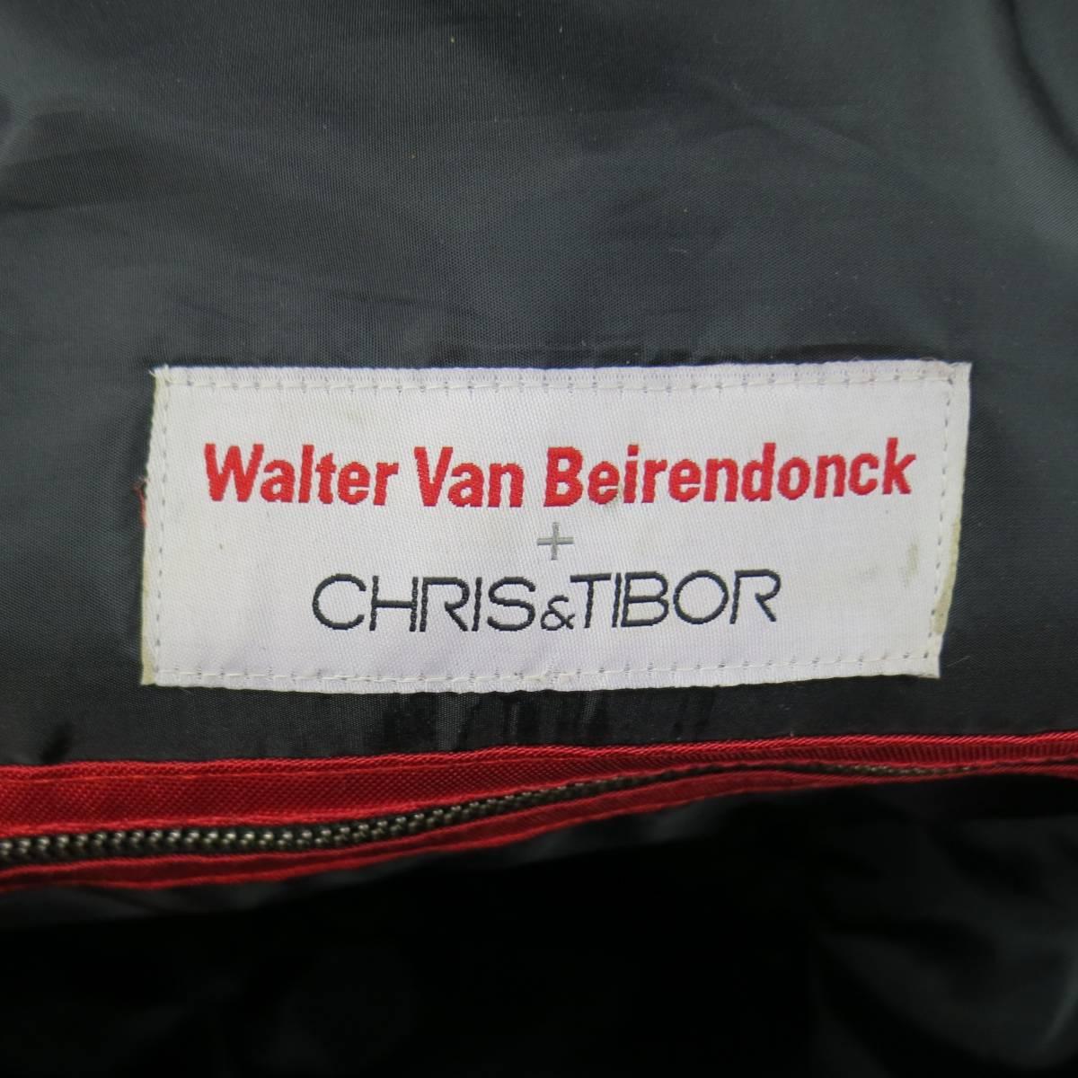 WALTER VAN BEIRENDONCK CHRIS & TIBOR Rotes Nylon Frühjahr 2011 W Rucksack 6