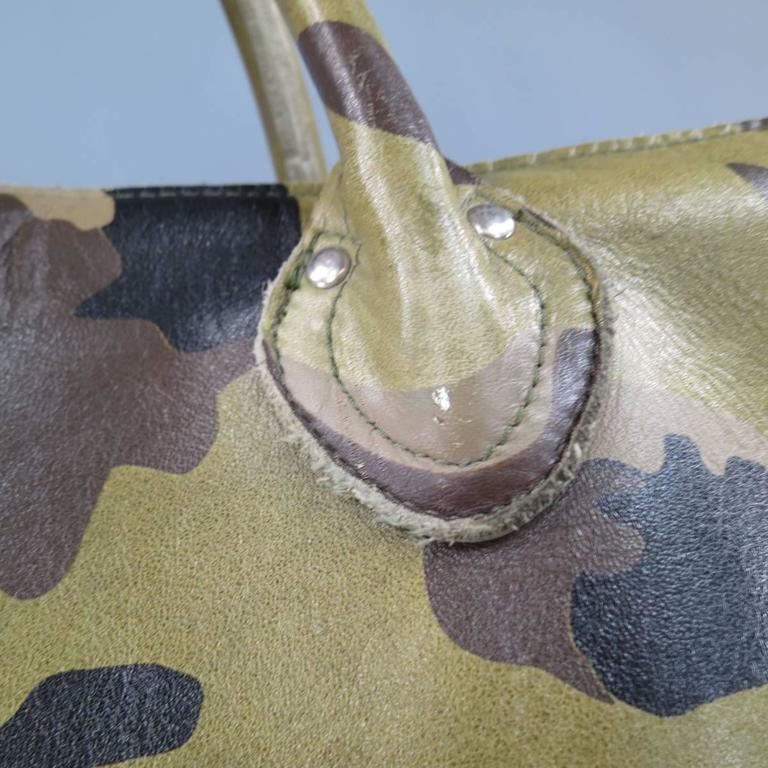 Elisabetta slouch degu handbag camo