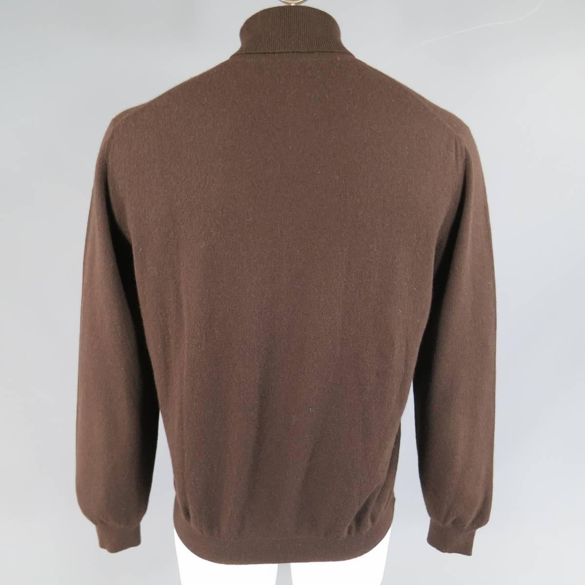 chocolate brown turtleneck sweater