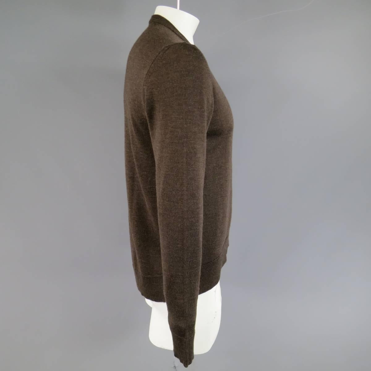 brown heather sweater