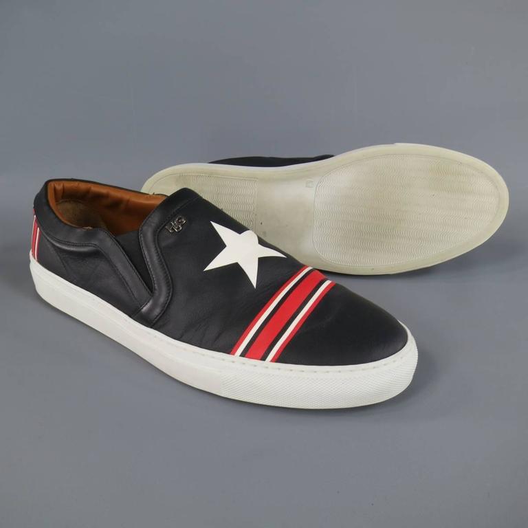 givenchy black and red sneakers