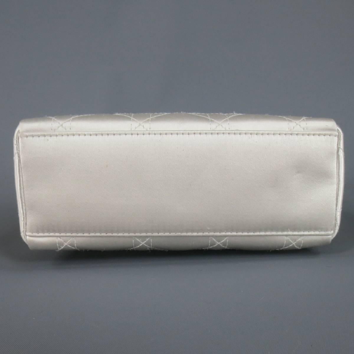 mini lady dior white