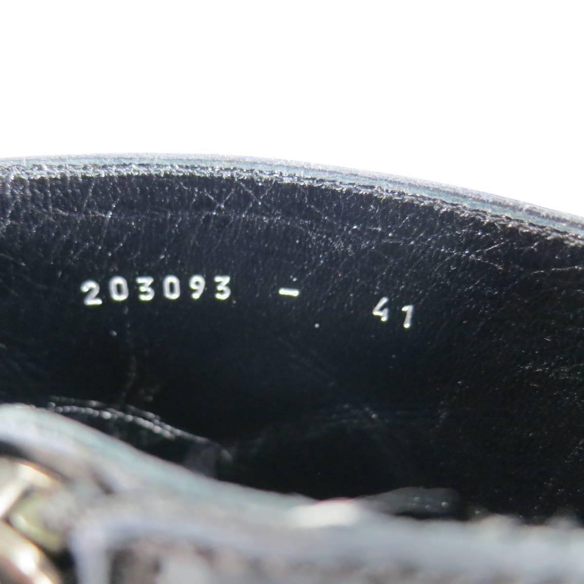 Men's BALENCIAGA Size 8 Black Patent Leather Chelsea Zip Ankle Boots 1
