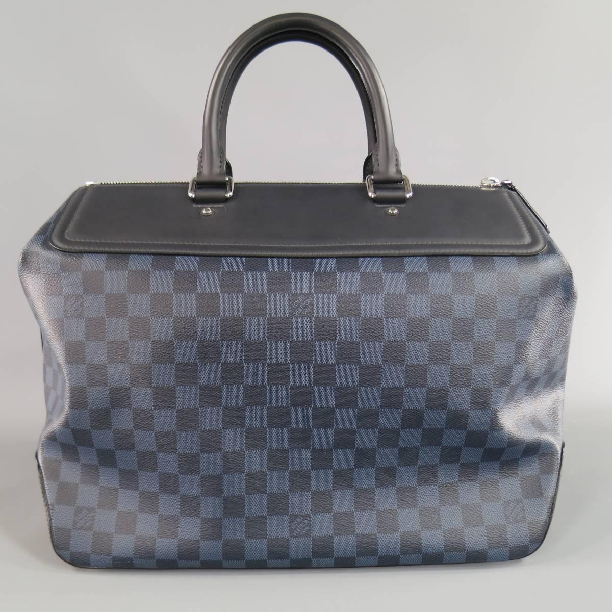 LOUIS VUITTON Cobalt Damier Canvas NEO GREENWICH PM Bag In Excellent Condition In San Francisco, CA