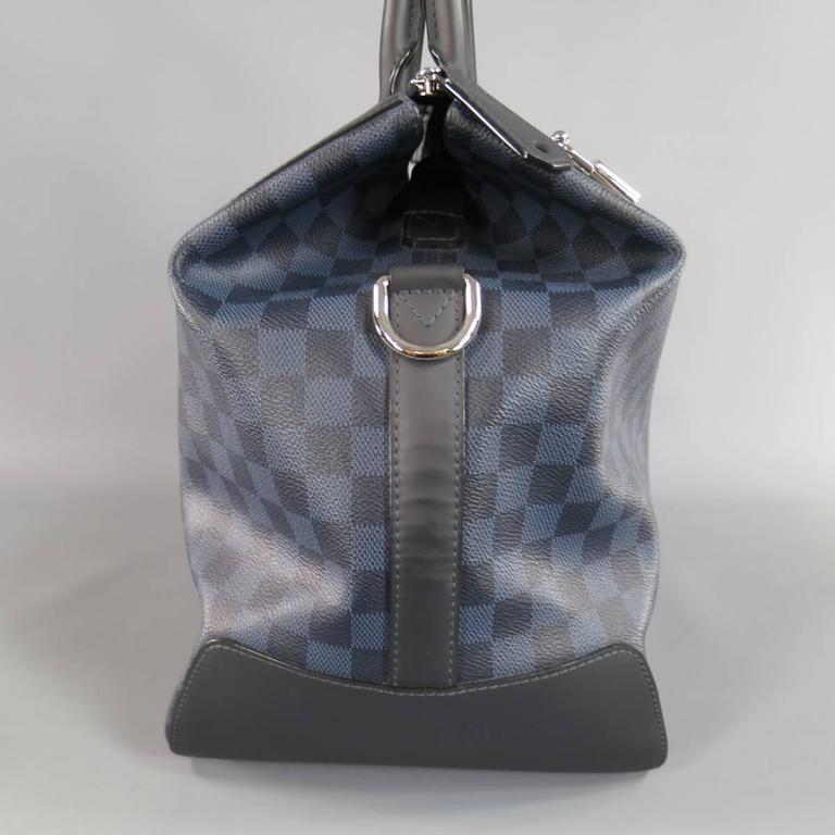 Auth Louis Vuitton Damier Greenwich PM Hand Bag Travel bag 7K090070m"