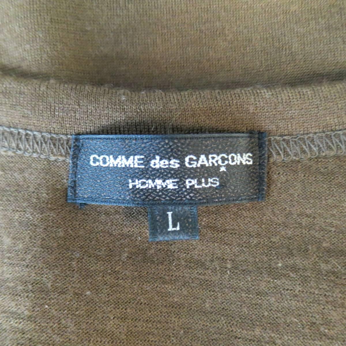 Men's Vintage COMME des GARCONS Size L Light Brown Soft Wool Crewneck Pullover 2