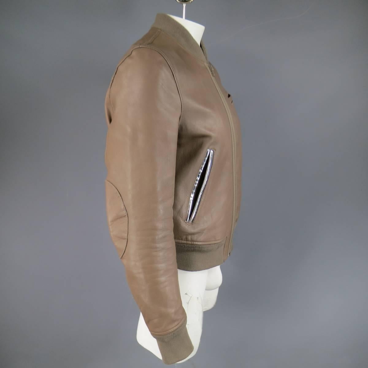 taupe bomber jacket mens