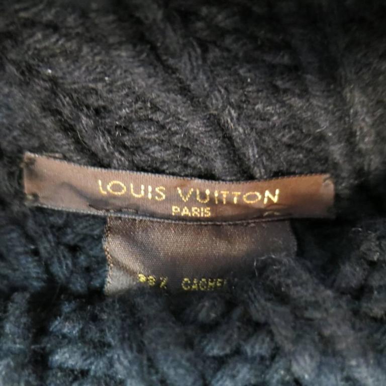 Louis Vuitton authentic men's cashmere turtleneck