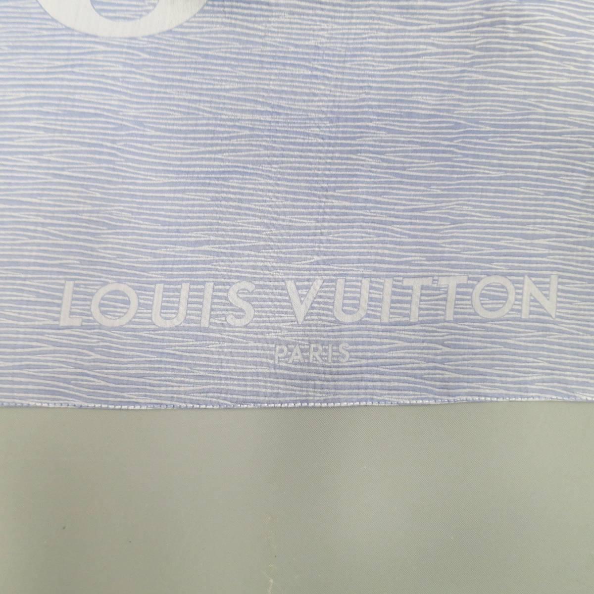 Gray LOUIS VUITTON Blue Epi Monogram Flower Print Silk Scarf