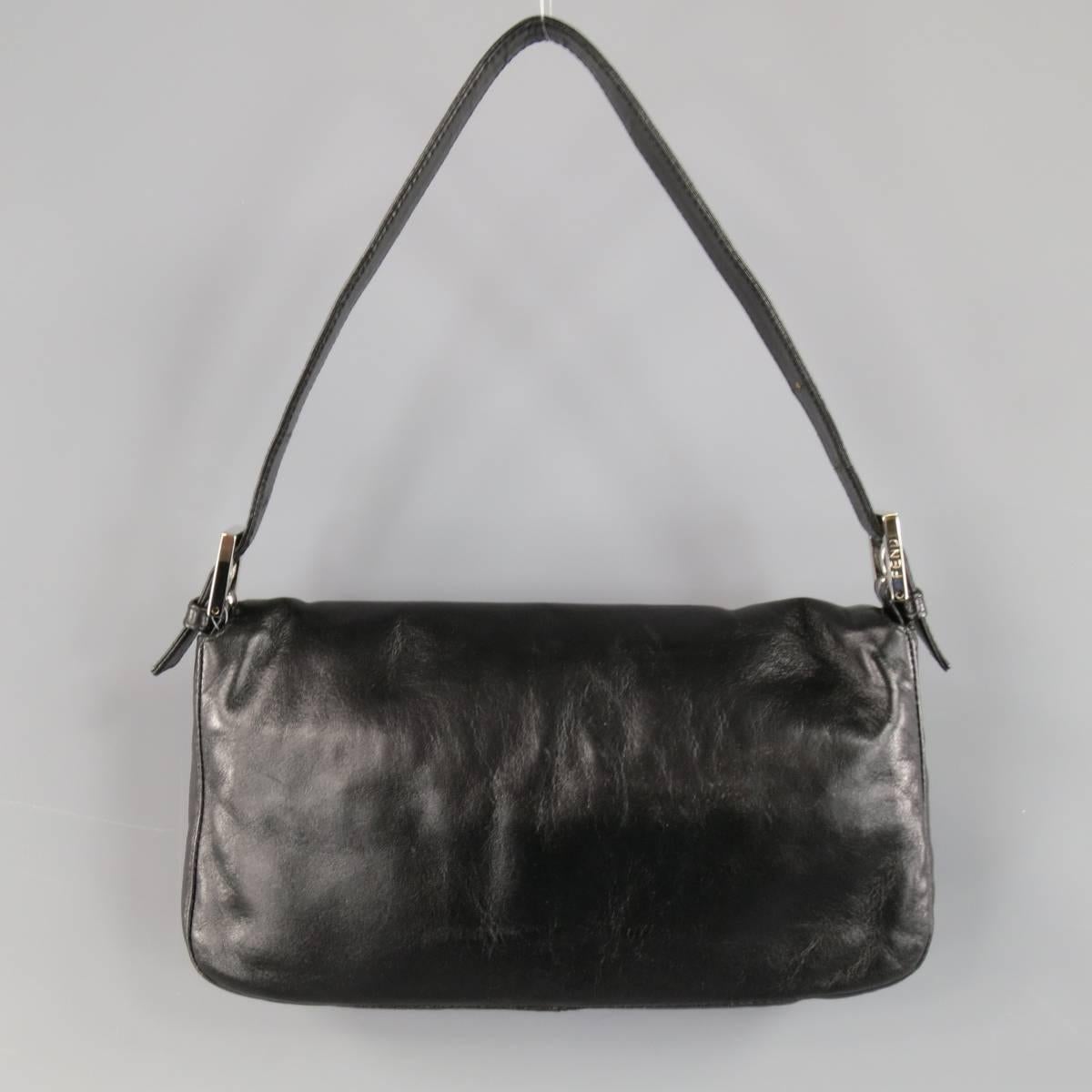 FENDI Handbag - Black Leather Handbag In Good Condition In San Francisco, CA