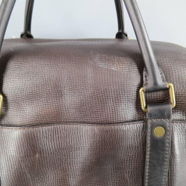 Duffle leather mini bag Louis Vuitton Brown in Leather - 29871216