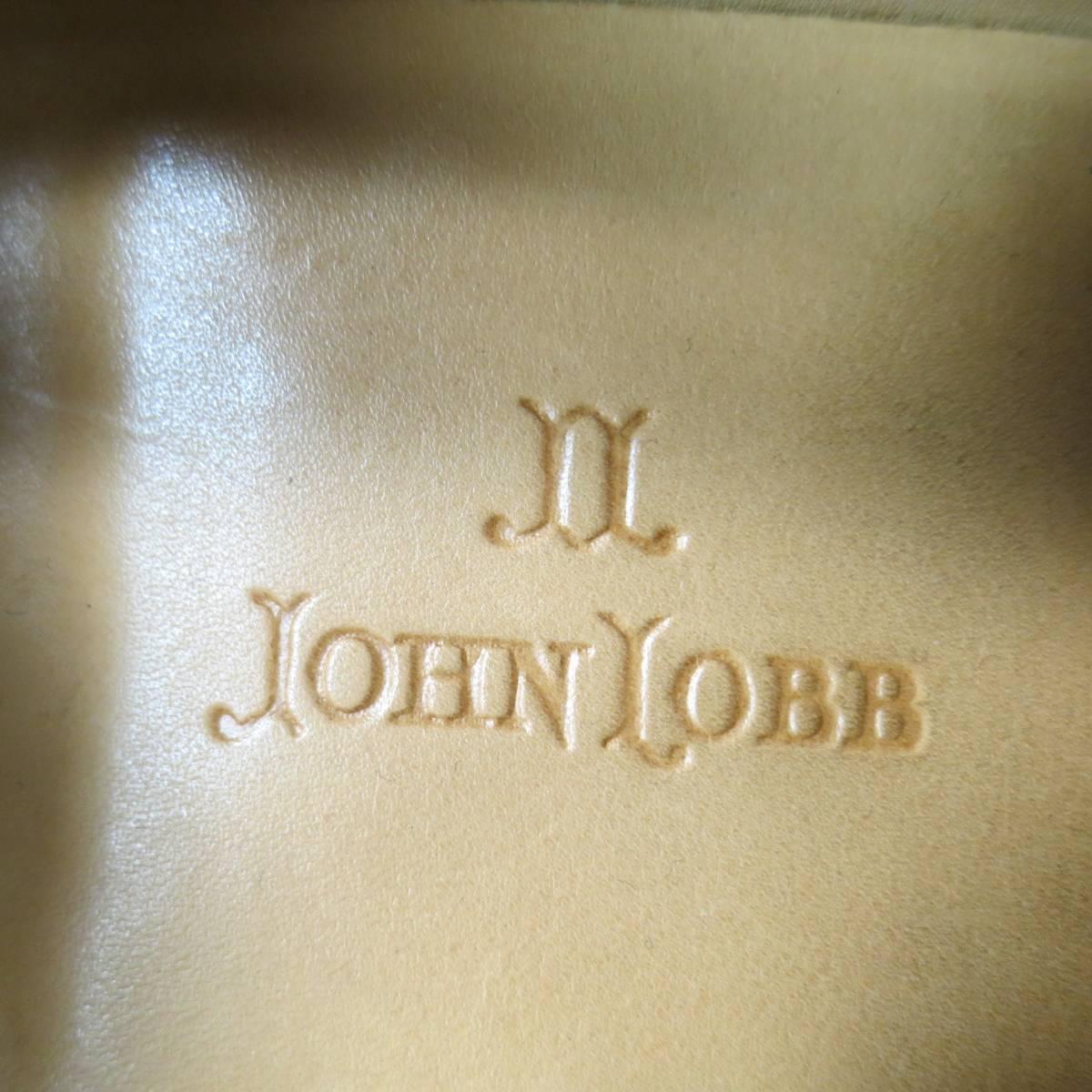 Men's JOHN LOBB Size 8.5 Black Suede CAMPUS Loafers 2