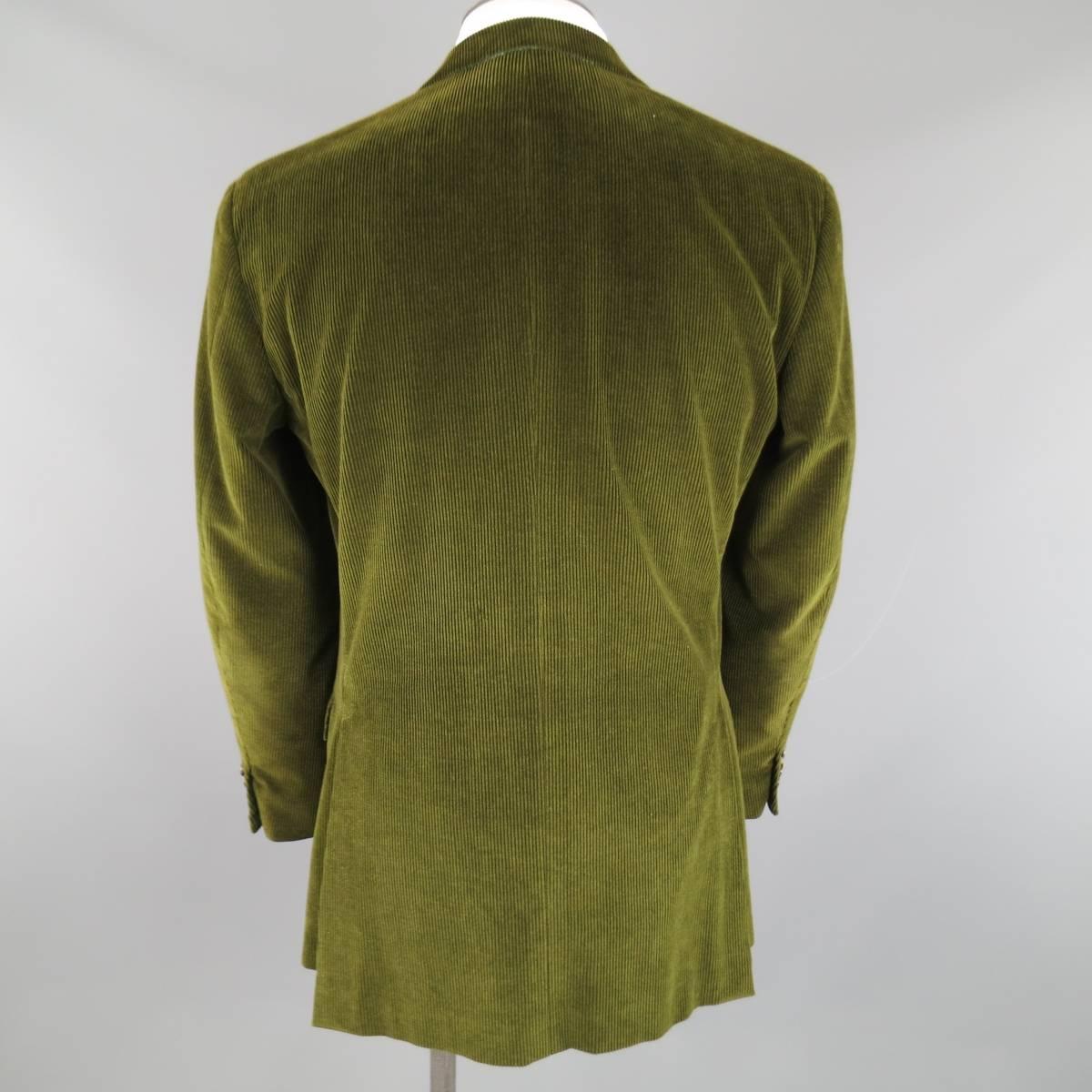 olive green corduroy jacket mens