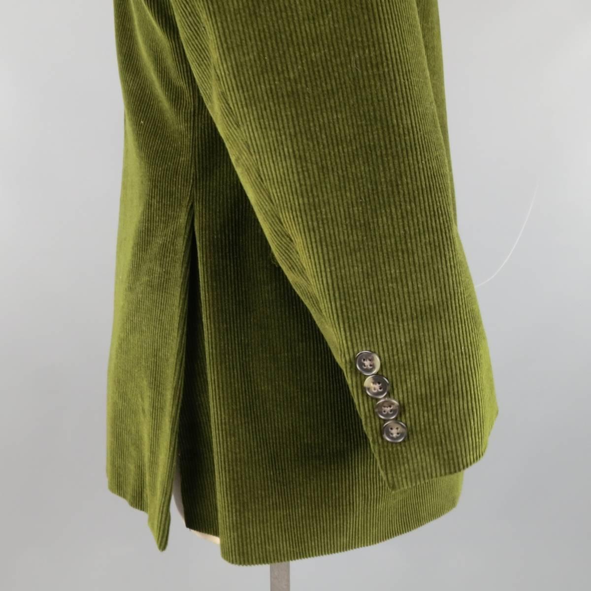 green corduroy blazer mens