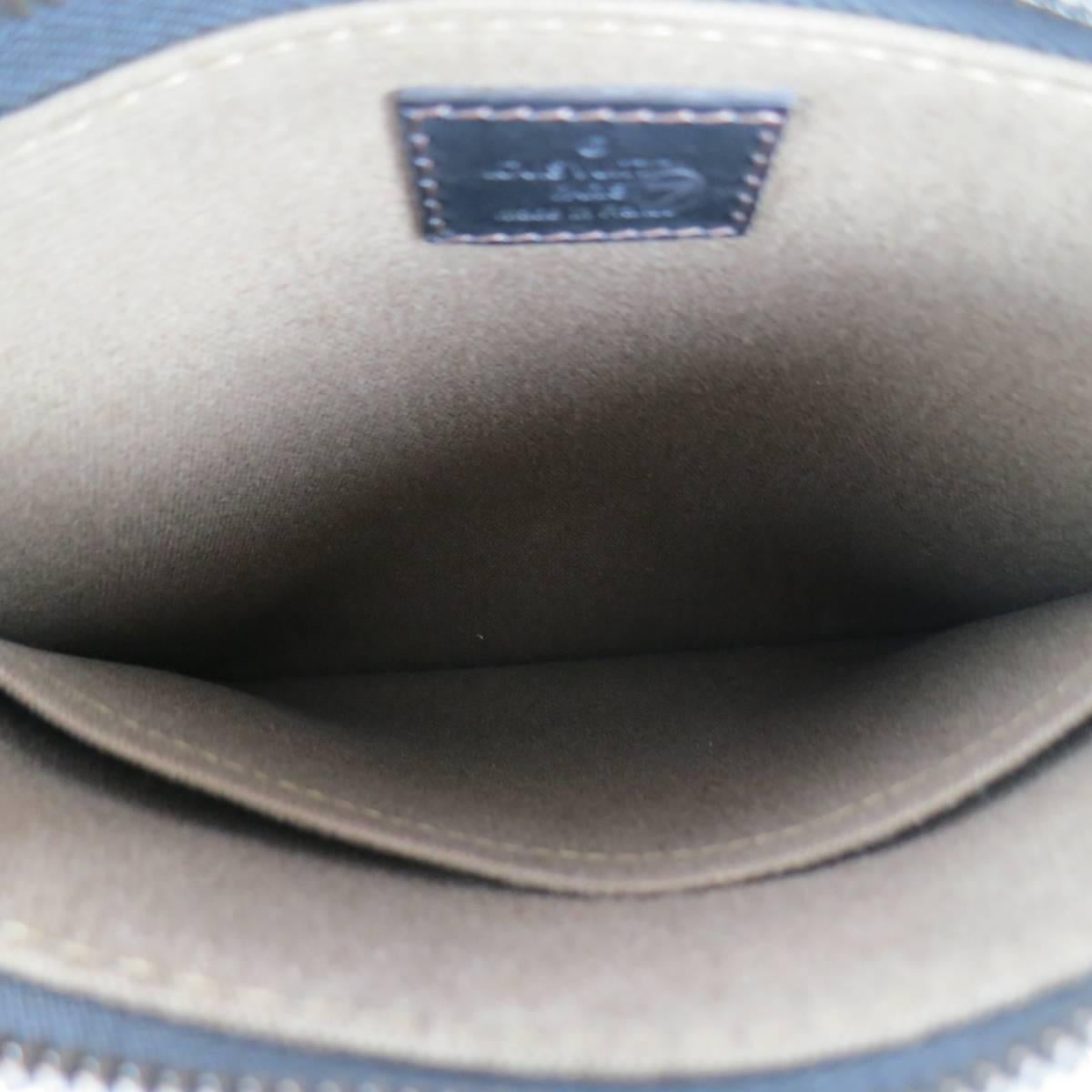 Women's or Men's LOUIS VUITTON Brown Utah Leather POCHETTE SHAWNEE Crossbody Bag