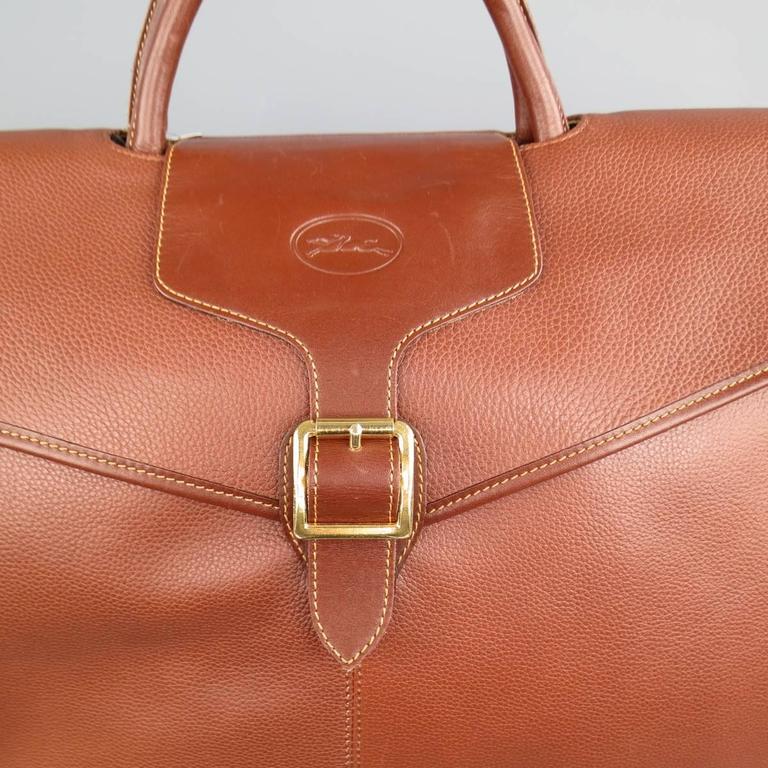 longchamp tan leather bag