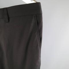 Men's RAF SIMONS Size 32 Black Solid Wool Capri Shorts