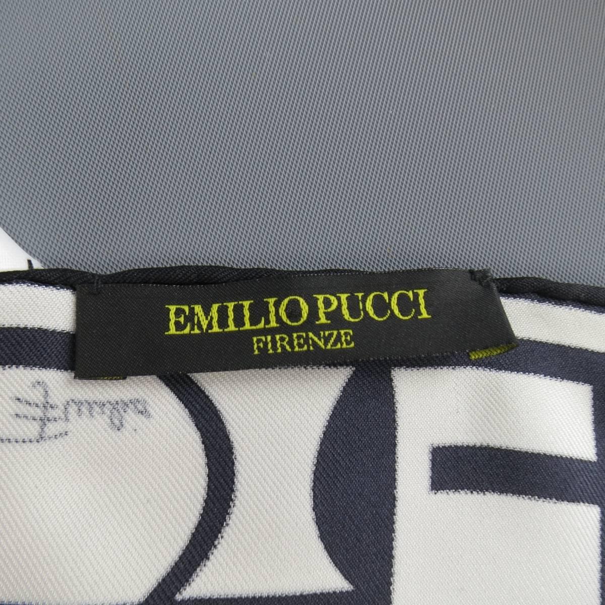 silk scarf black and white