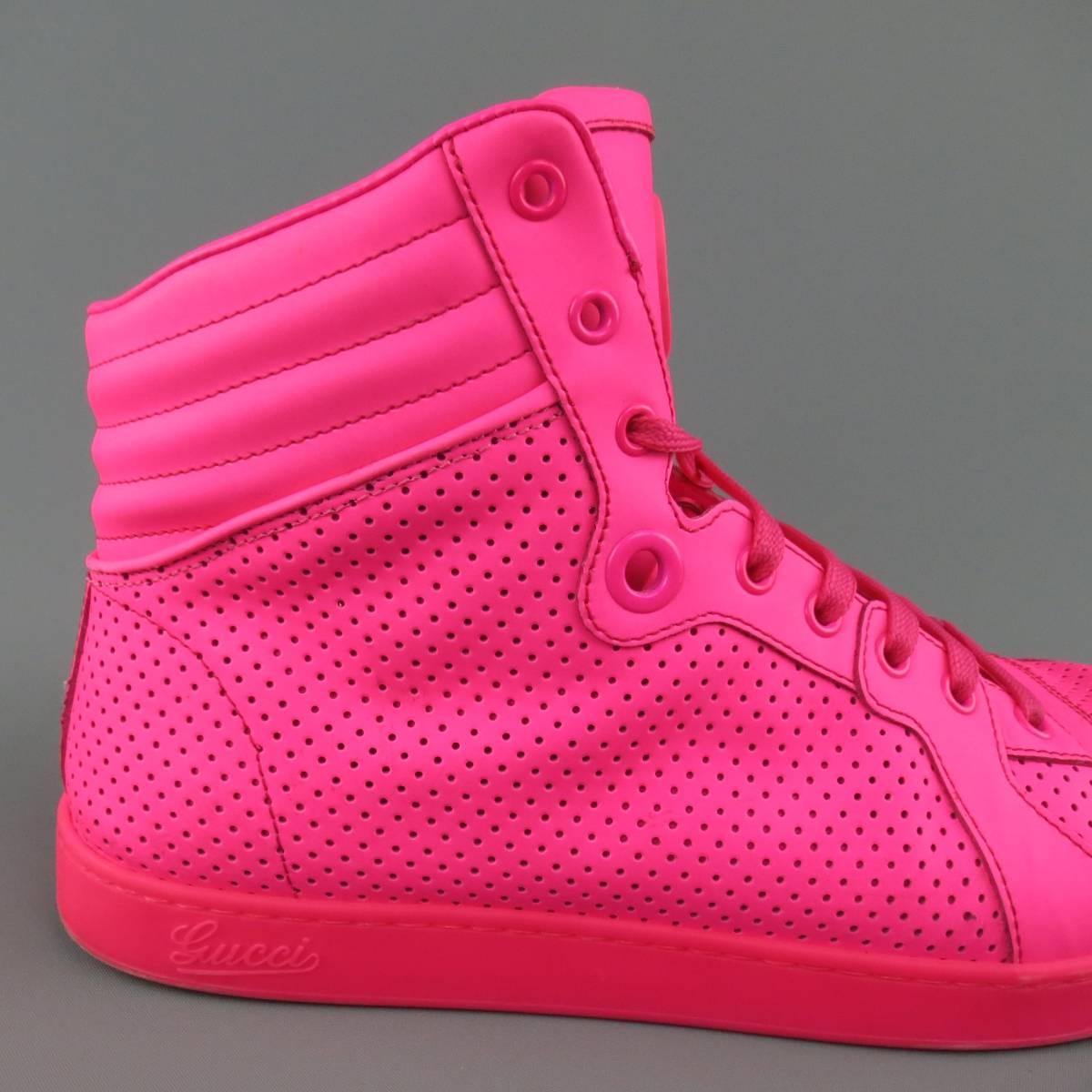 neon pink shoes mens