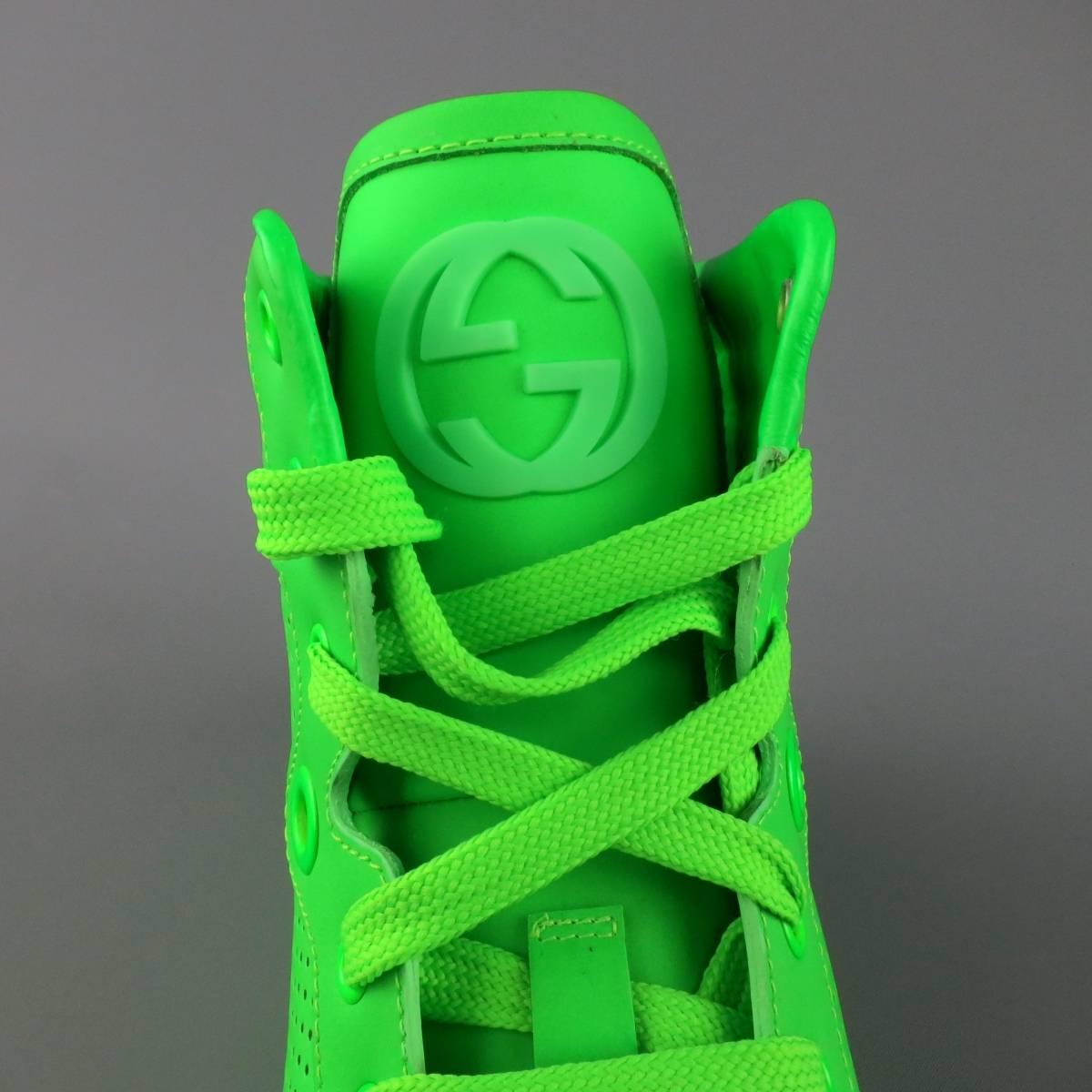 lime green gucci sneakers