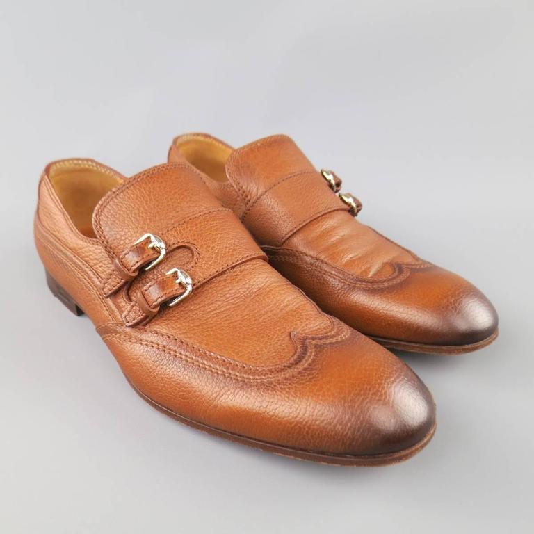 gucci monk strap mens shoes