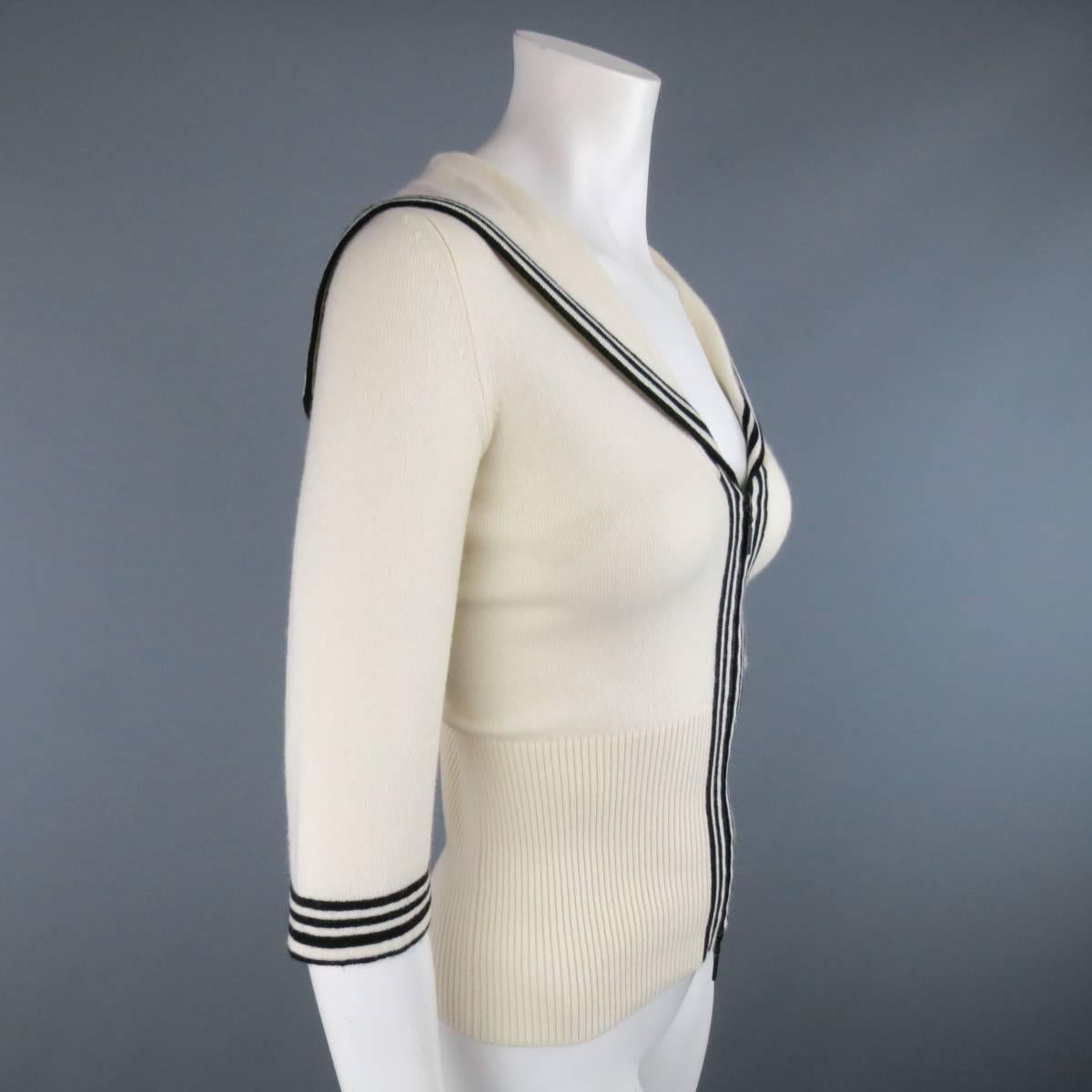 sailor cardigan