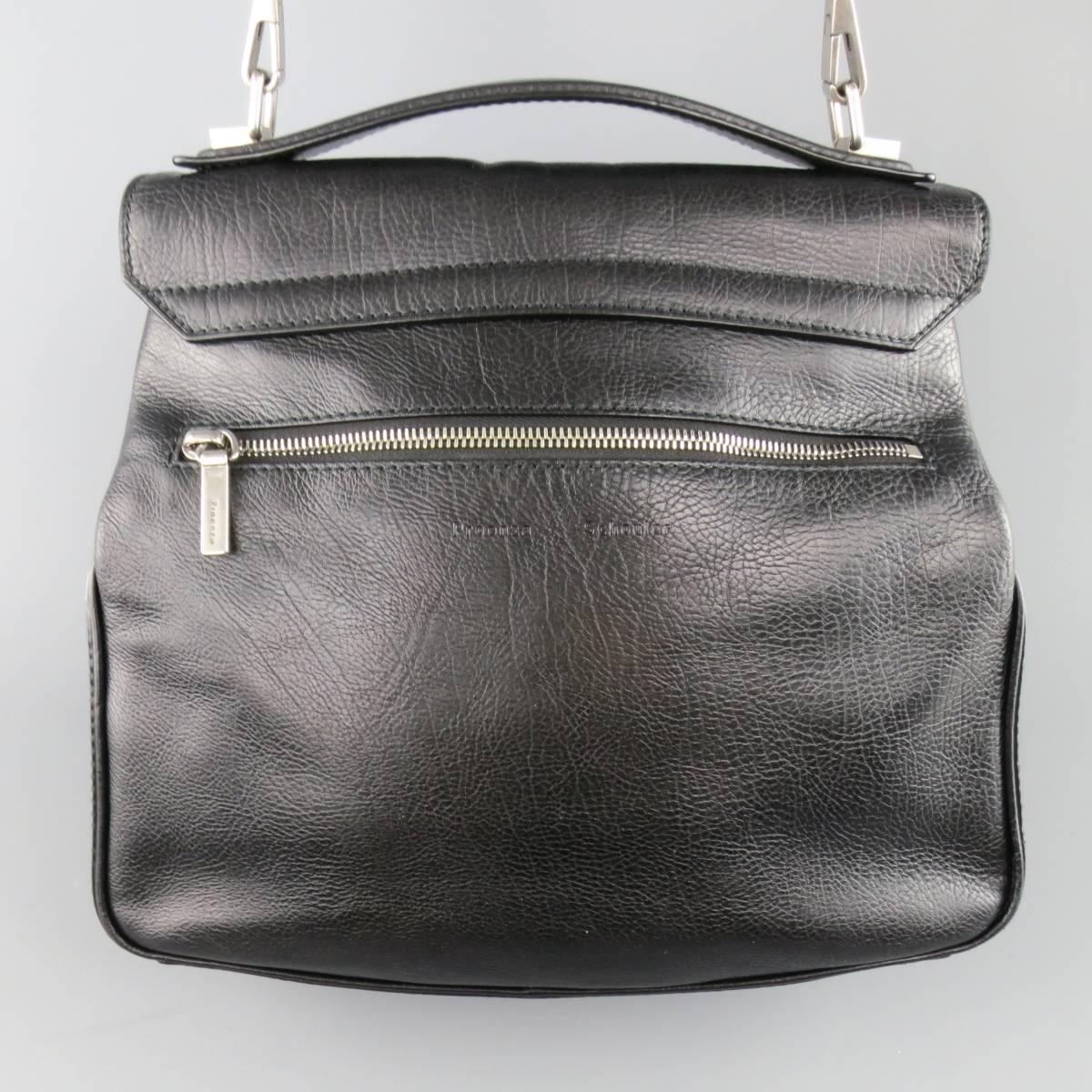 PROENZA SCHOULER Black Leather KENT Handbag 1