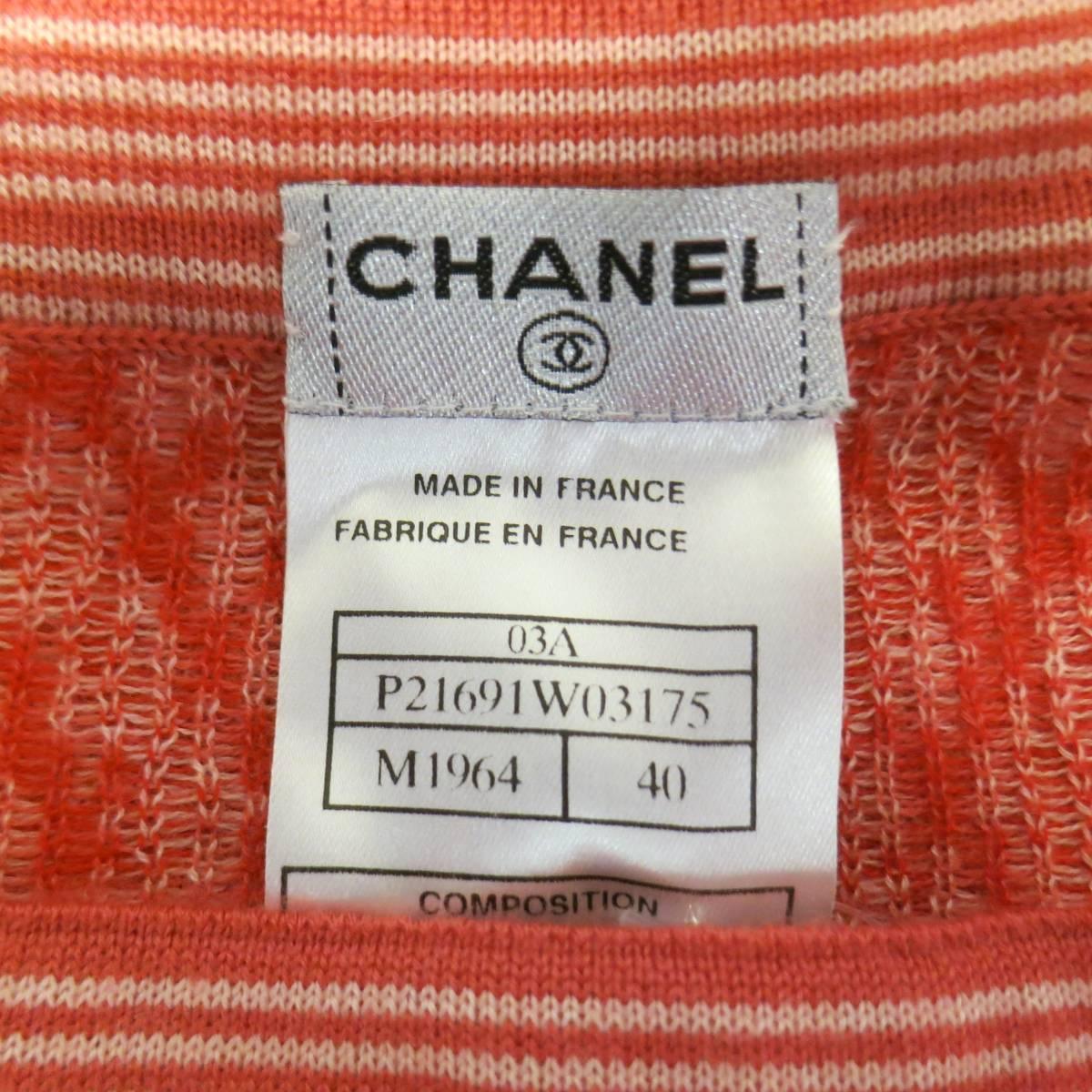 CHANEL Size 8 Red & Pink Rhombus Cashmere Fall 2003 Skirt 5