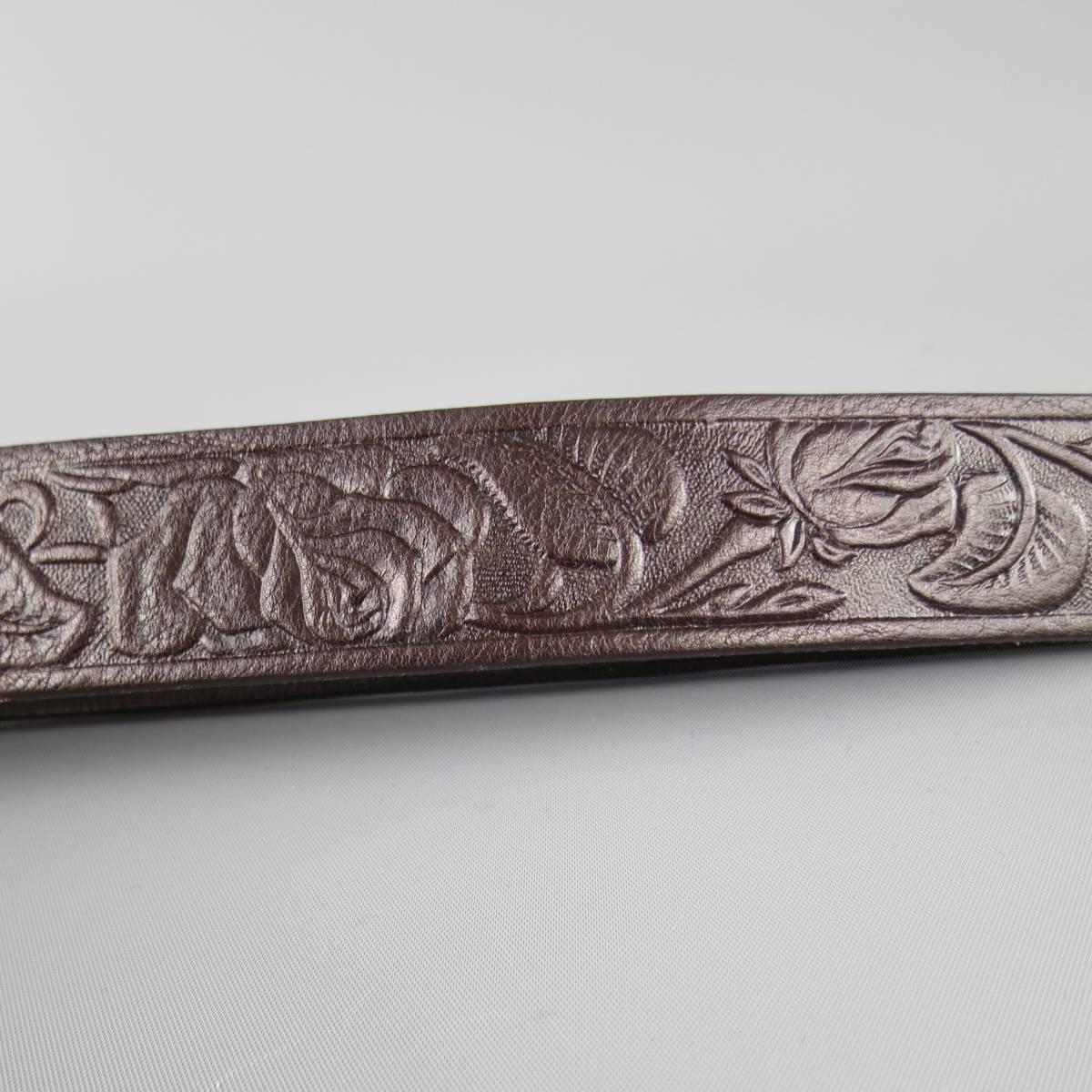 silver prada belt
